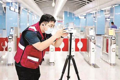 地鐵20號線5座車站接受“健康體檢” 空氣質量檢測確保出行安全